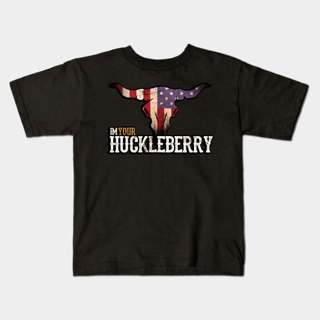 Beware The I'm Your Huckleberry Your Reasons Kids T-Shirt by BondarBeatboxer